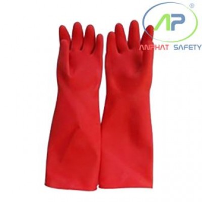 Găng tay chế biến thông dụng Màu đỏ (Paloma)  Size L